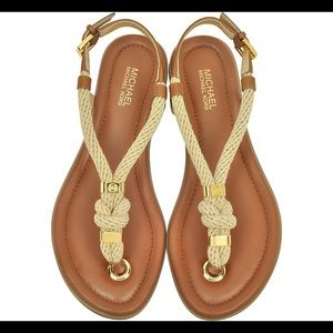MICHAEL KORS rope sandals